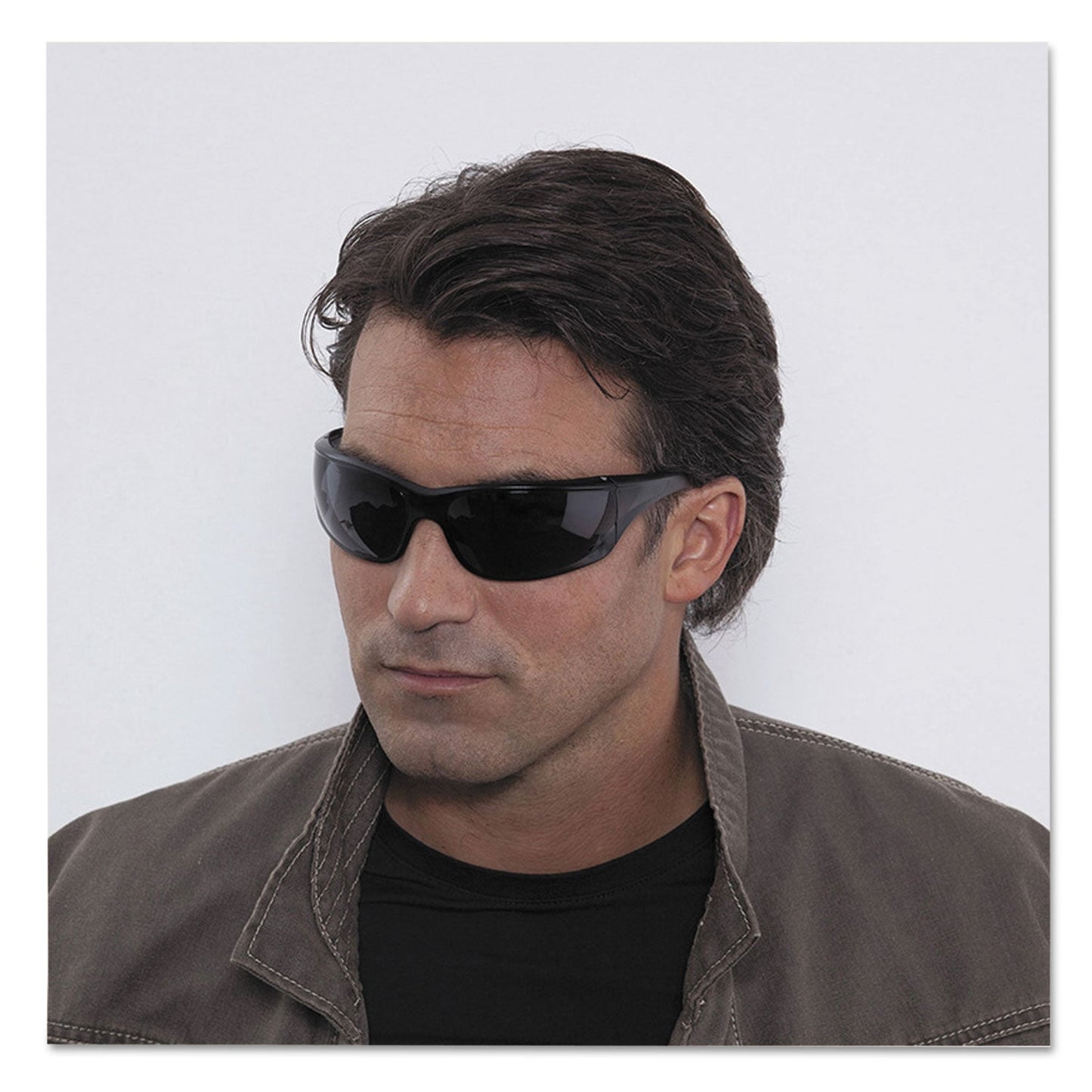 3M Virtua AP Protective Eyewear, Clear Frame and Gray Lens, 20/Carton