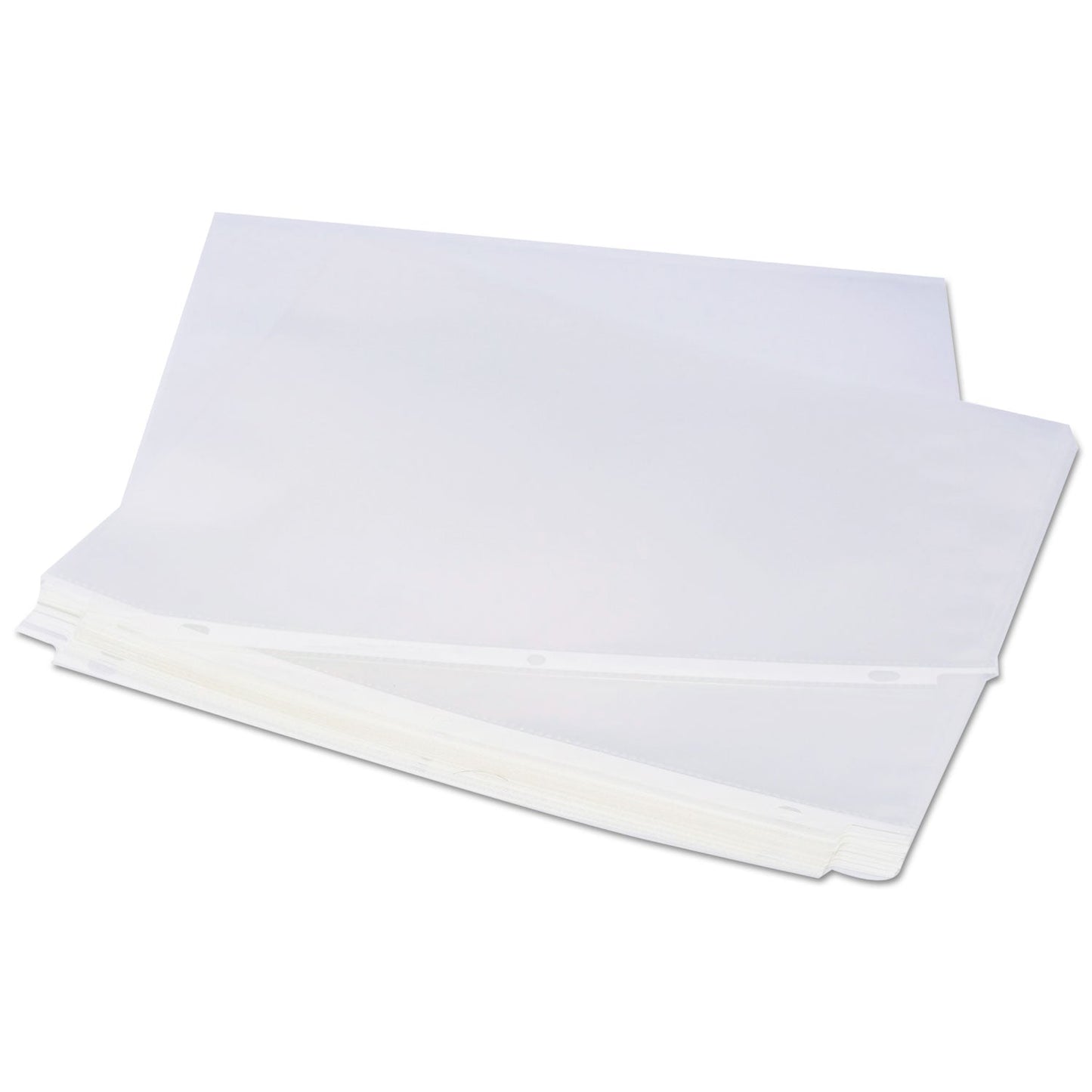 Universal Top-Load Poly Sheet Protectors, Standard, Letter, Clear, 100/Box
