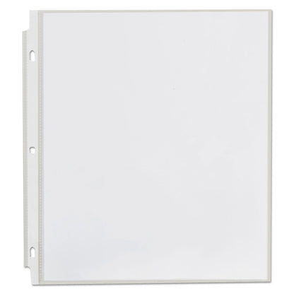 Universal Top-Load Poly Sheet Protectors, Heavy Gauge, Clear, 50/Pack