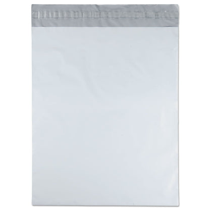 Quality Park Redi-Strip Poly Mailer, #5 1/2, Square Flap with Perforated Strip, Redi-Strip Adhesive Closure, 14 x 17, White, 100/Pack