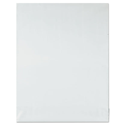 Quality Park Redi-Strip Poly Mailer, #4, Square Flap with Perforated Strip, Redi-Strip Adhesive Closure, 10 x 13, White, 100/Pack
