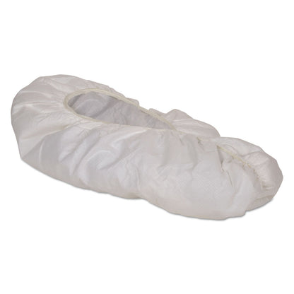 KleenGuard A40 Shoe Covers, One Size Fits All, White, 400/Carton