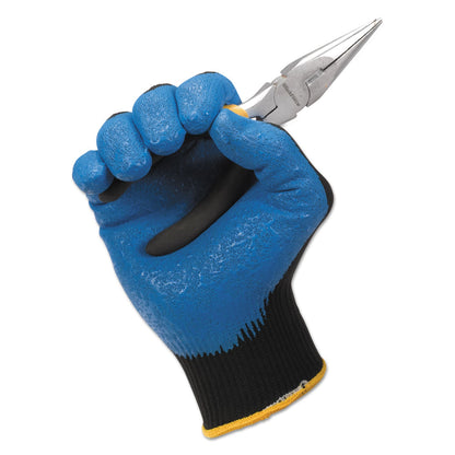 KleenGuard G40 Foam Nitrile Coated Gloves, 240 mm Length, Large/Size 9, Blue, 12 Pairs