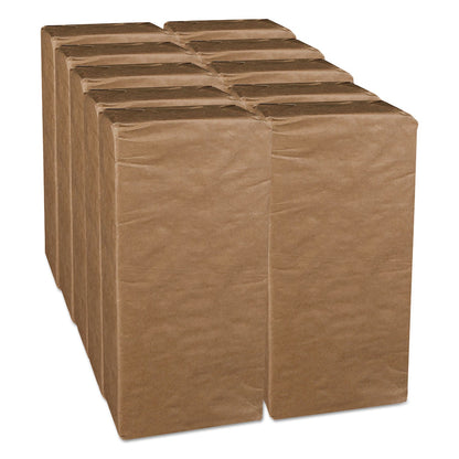 Scott 1/8-Fold Dinner Napkins, 2-Ply, 17 x 14 63/100, White, 300/Pack, 10 Packs/Carton