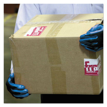 KleenGuard G40 Foam Nitrile Coated Gloves, 230 mm Length, Medium/Size 8, Blue, 12 Pairs