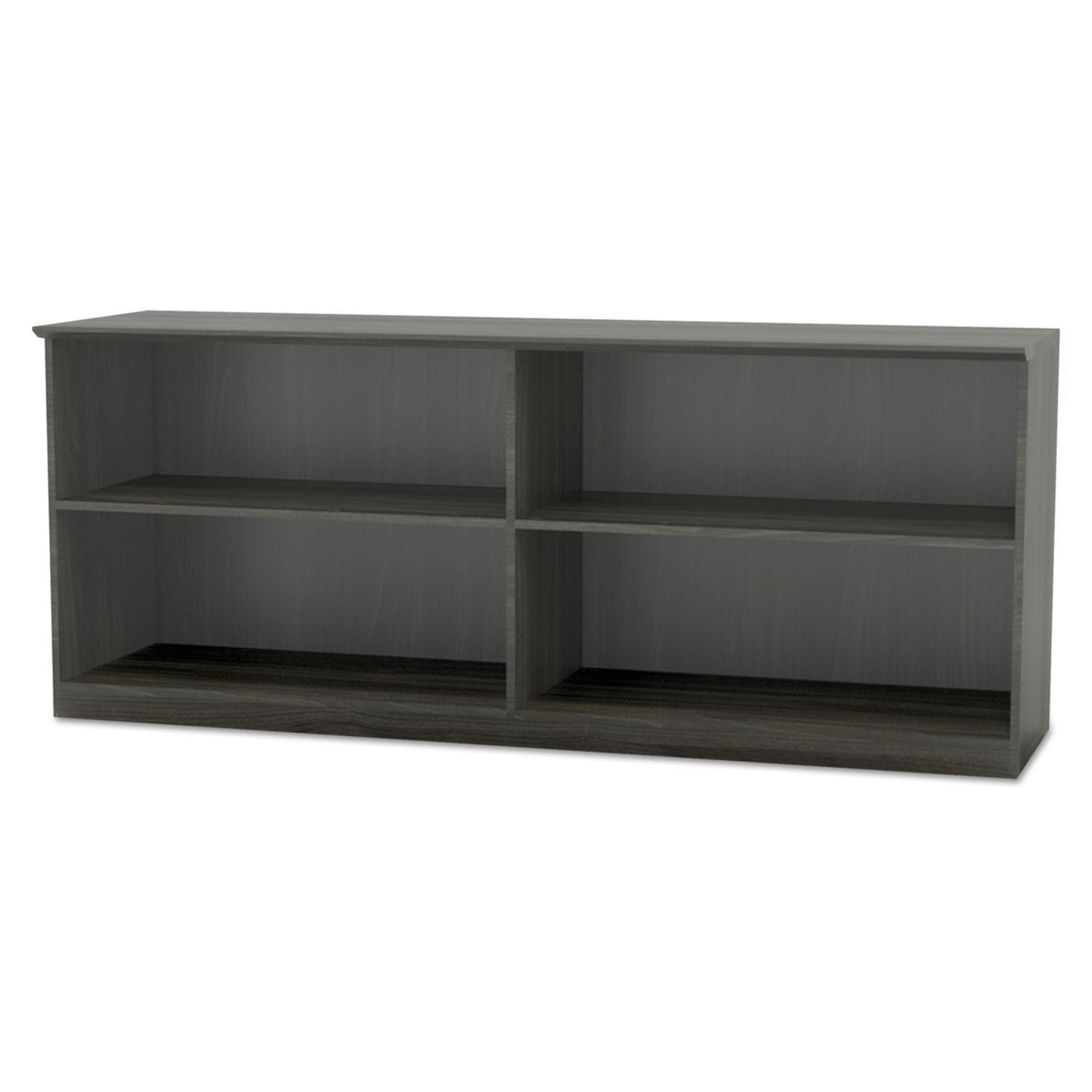 Safco Medina Series Low Wall Cabinet with Doors, 72w x 20d x 29 1/2h, Gray Steel, Box1