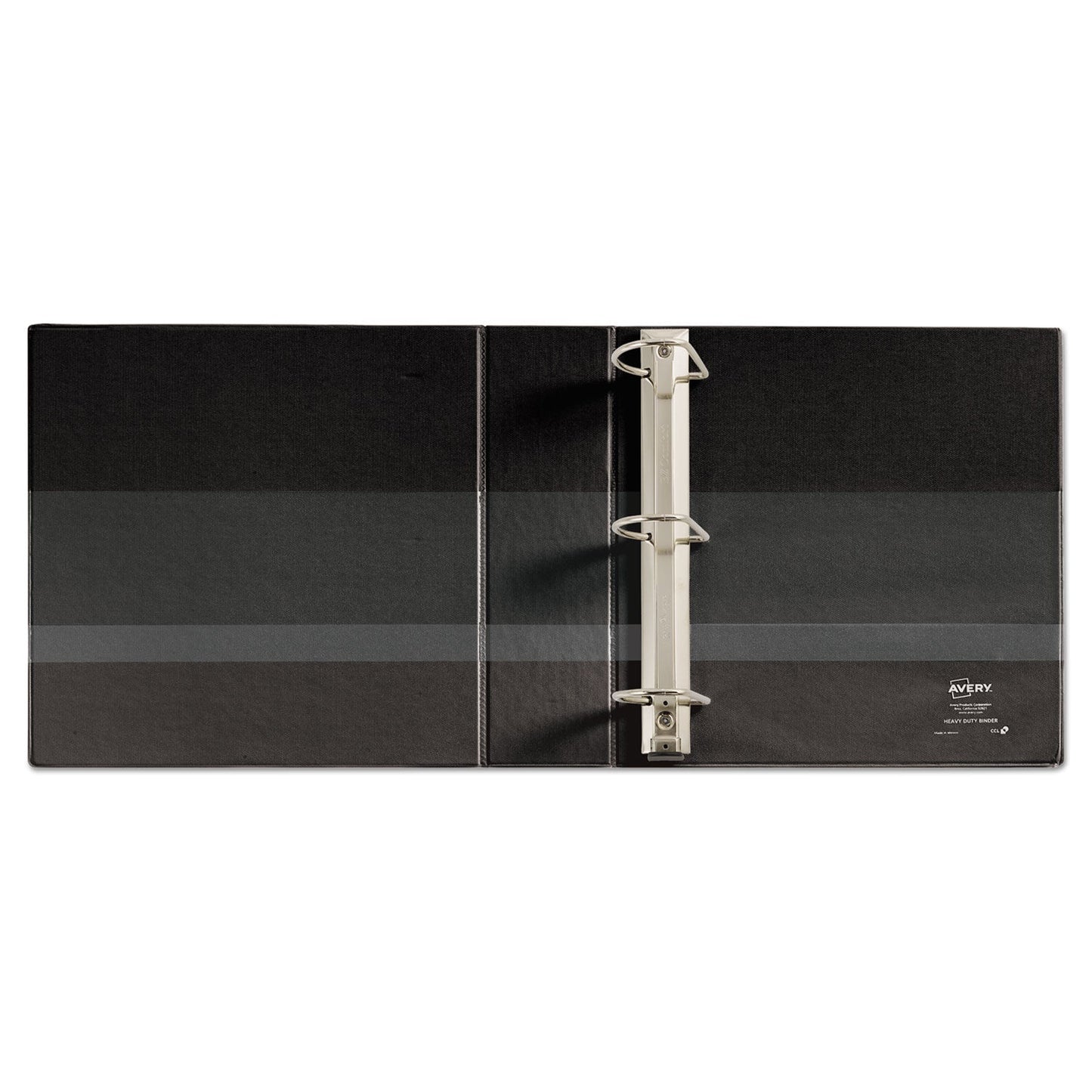 Avery Heavy-Duty Non Stick View Binder with DuraHinge and Slant Rings, 3 Rings, 3" Capacity, 11 x 8.5, Black, (5600)