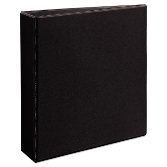 Avery Durable View Binder with DuraHinge and EZD Rings, 3 Rings, 2" Capacity, 11 x 8.5, Black, (9500)