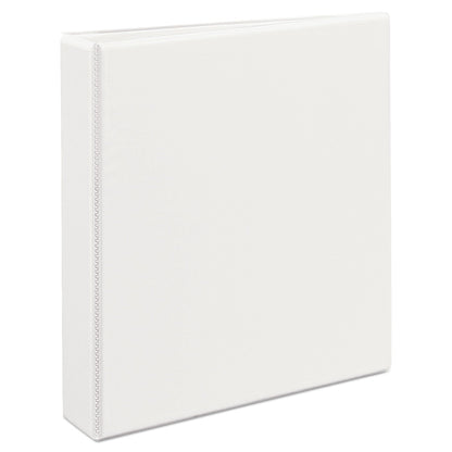 Avery Heavy-Duty Non Stick View Binder with DuraHinge and Slant Rings, 3 Rings, 1.5" Capacity, 11 x 8.5, White, (5404)