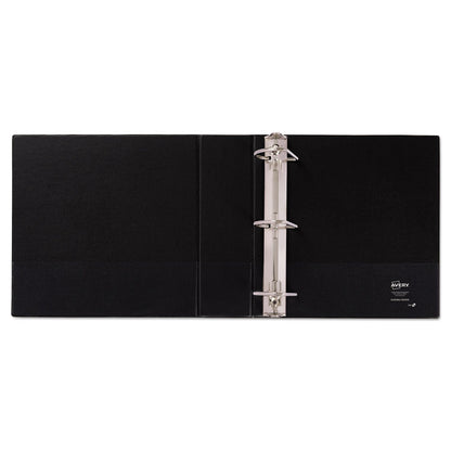 Avery Durable Non-View Binder with DuraHinge and Slant Rings, 3 Rings, 3" Capacity, 11 x 8.5, Green