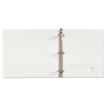 Avery Durable View Binder with DuraHinge and Slant Rings, 3 Rings, 1.5" Capacity, 11 x 8.5, White