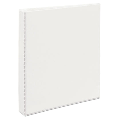Avery Heavy-Duty Non Stick View Binder with DuraHinge and Slant Rings, 3 Rings, 1" Capacity, 11 x 8.5, White, (5304)