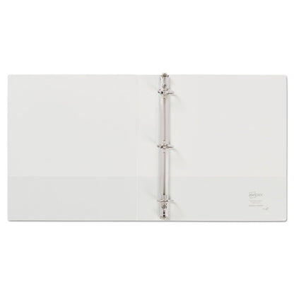 Avery Durable View Binder with DuraHinge and Slant Rings, 3 Rings, 1" Capacity, 11 x 8.5, White