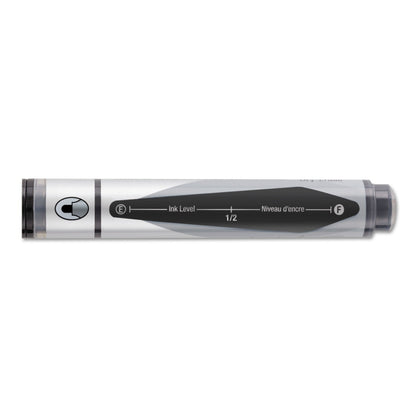 Quartet Premium Glass Board Dry Erase Marker, Broad Bullet Tip, Black, Dozen