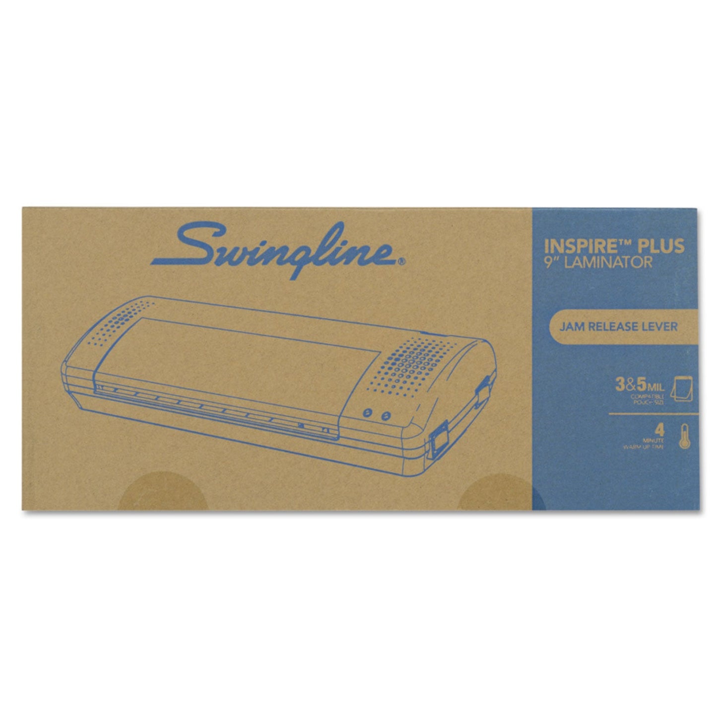 GBC Inspire Plus Thermal Pouch Laminator, 9" Max Document Width, 5 mil Max Document Thickness