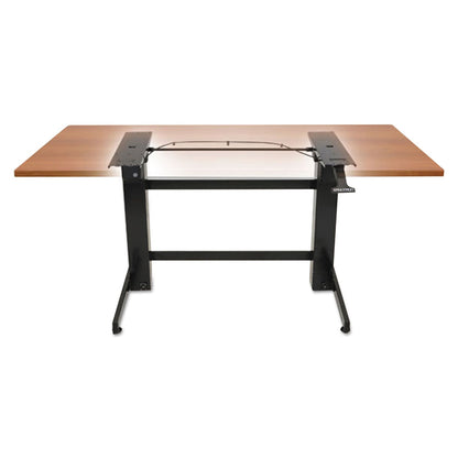 WorkFit-B Sit-Stand Base, Up to 88 lb, 42" x 26" x 32" to 51.5", Black
