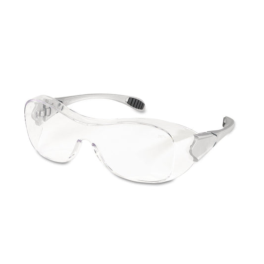 MCR Law Over the Glasses Safety Glasses, Clear Anti-Fog Lens