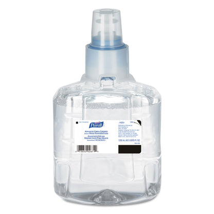 PURELL Advanced Hand Sanitizer Green Certified Foam Refill, For LTX-12 Dispensers, 1,200 mL, Fragrance-Free