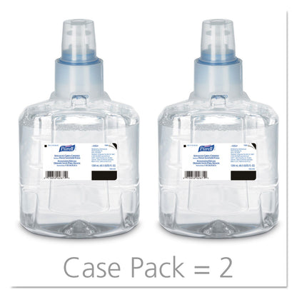 PURELL Advanced Hand Sanitizer Green Certified Foam Refill, For LTX-12 Dispensers, 1,200 mL, Fragrance-Free, 2/Carton