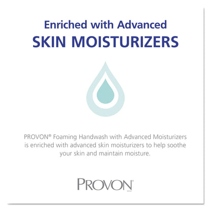 PROVON Foam Handwash w/Advanced Moisturizers, Refreshing Cranberry, 1,200 mL Refill, 2/Carton