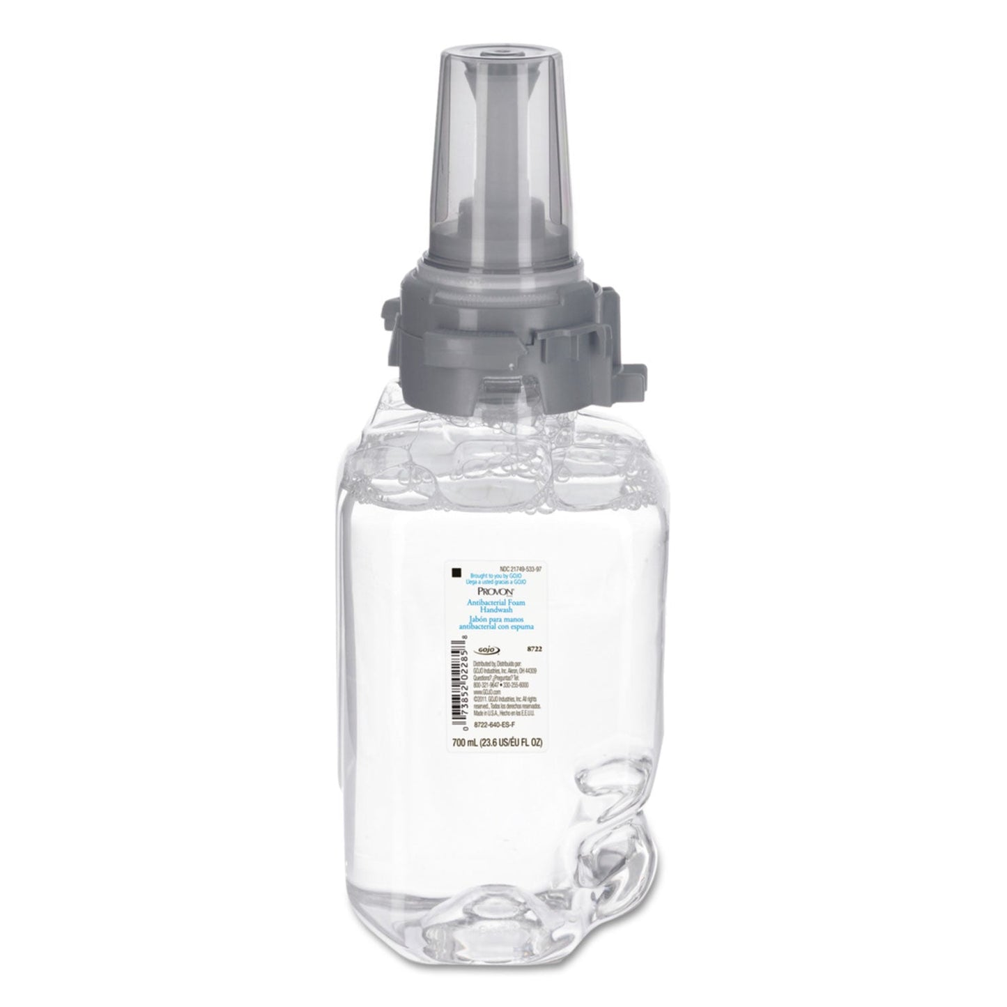PROVON Clear and Mild Foam Hand Wash, Unscented, 700 mL Refill, 4/Carton