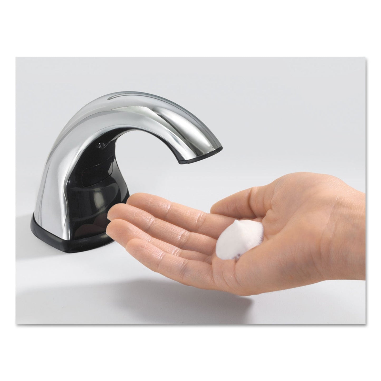 GOJO CXi Touch Free Counter Mount Soap Dispenser, 1,500 mL/2,300 mL, 2.25 x 5.75 x 9.39, Chrome