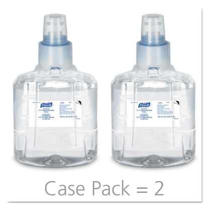 PURELL Advanced Hand Sanitizer Foam, For LTX-12 Dispensers, 1,200 mL Refill, Fragrance-Free, 2/Carton