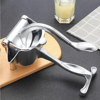 Aluminum Hand Juicer Squeezer - Ergonomic Manual Press for Effortless Citrus & Pomegranate Juice Extraction, Durable & Easy to Clean