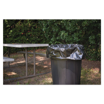 Stout Insect-Repellent Trash Bags, 55 gal, 2 mil, 37" x 52", Black, 65/Box