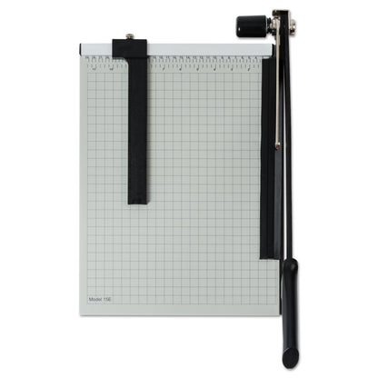 Dahle Vantage Guillotine Paper Trimmer/Cutter, 15 Sheets, 15" Cut Length, Metal Base, 12.25 x 15.75