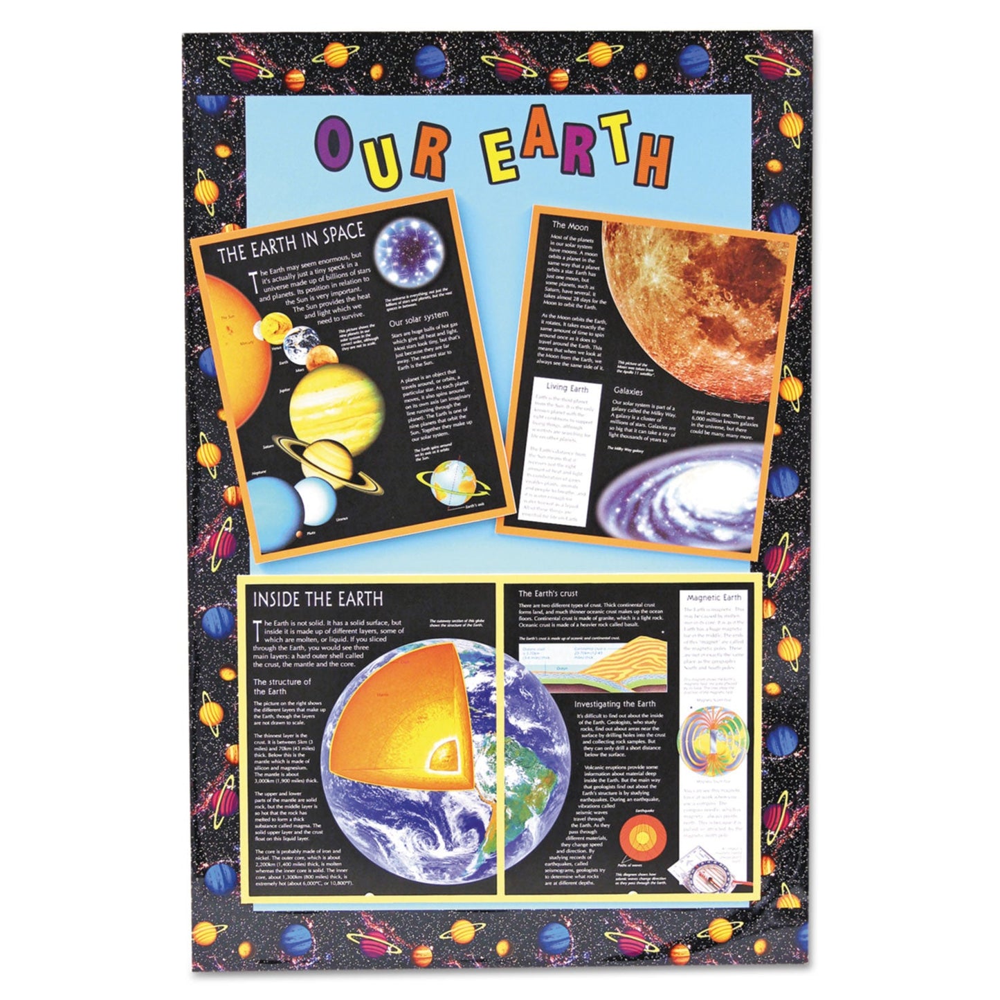 Elmer's CFC-Free Polystyrene Foam Board, 20 x 30, Black Surface and Core, 10/Carton