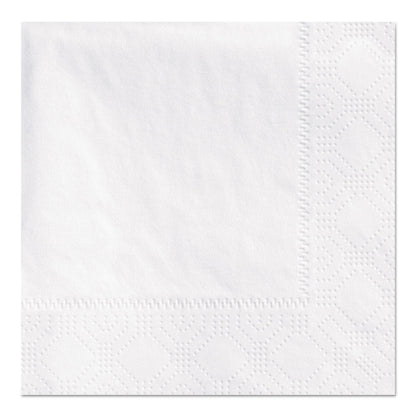 Hoffmaster Beverage Napkins, 2-Ply 9 1/2 x 9 1/2, White, Embossed, 1000/Carton