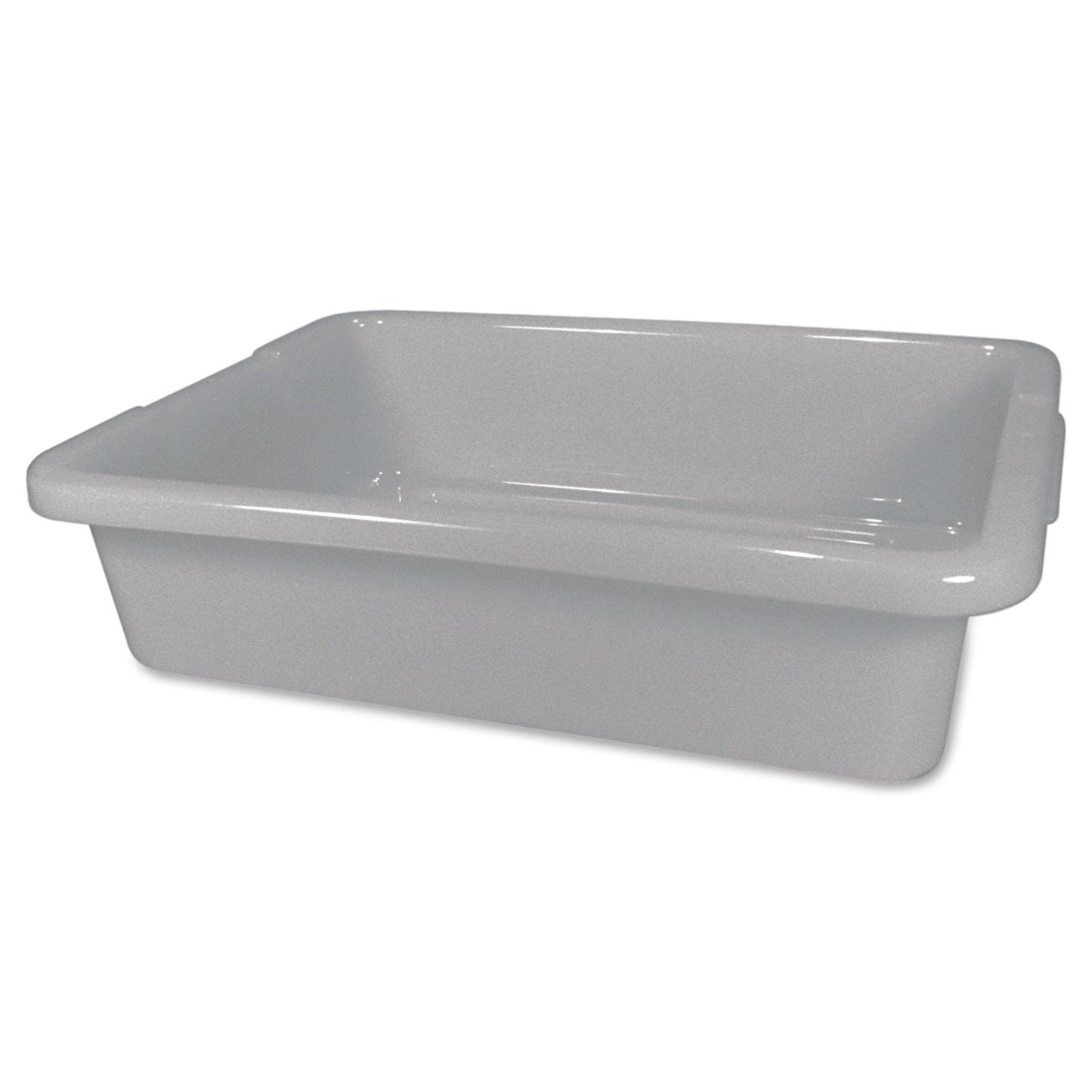Rubbermaid Bus/Utility Tote, 20" x 15" x 5", Gray
