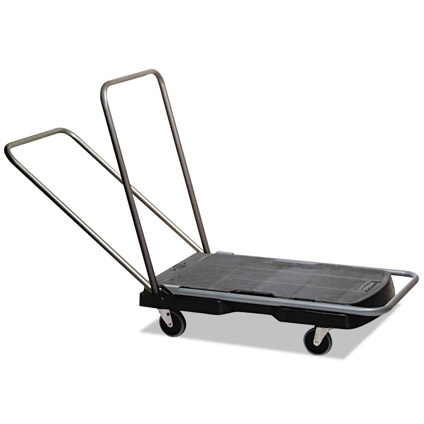 Rubbermaid Utility-Duty Home/Office Cart, 250 lb Capacity, 20.5 x 32.5, Platform, Black