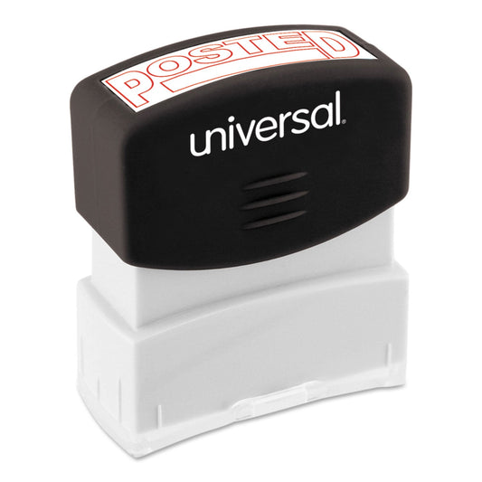 Universal Message Stamp, POSTED, Pre-Inked One-Color, Red