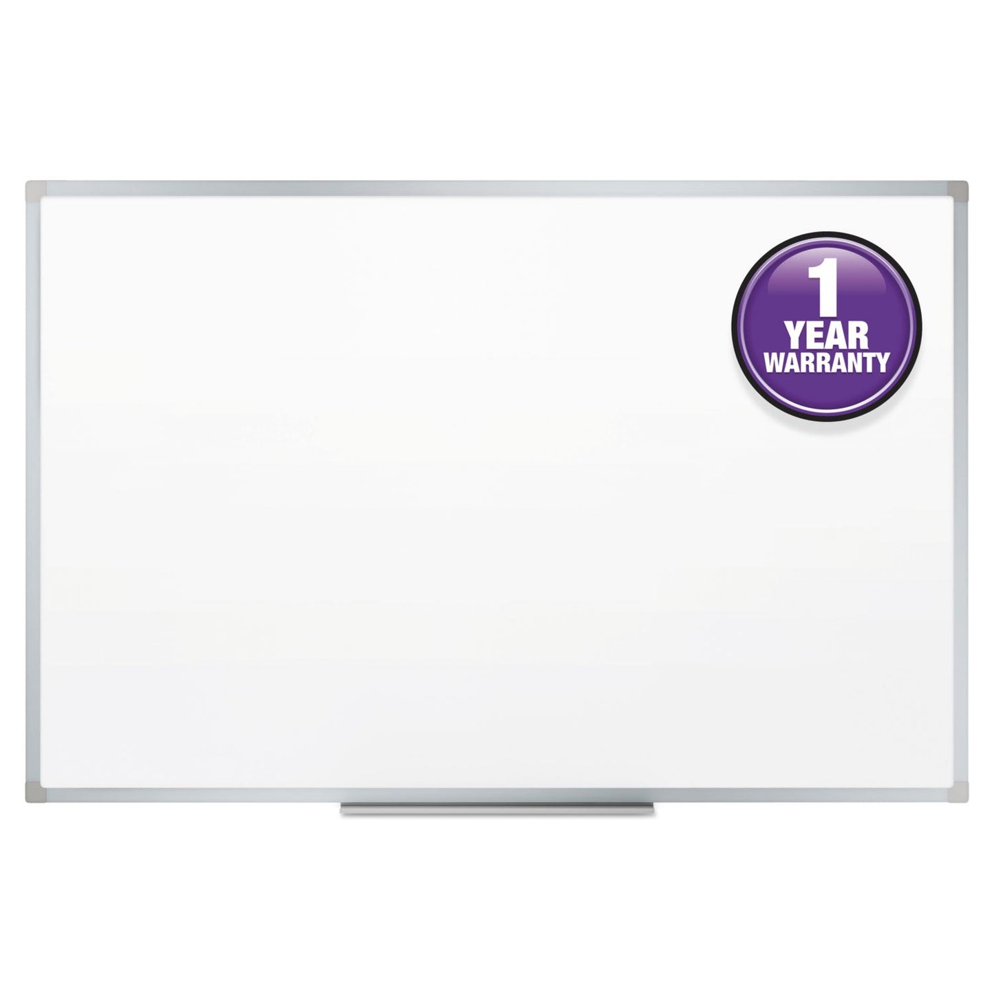 Mead Dry-Erase Board, Melamine Surface, 72 x 48, Silver Aluminum Frame