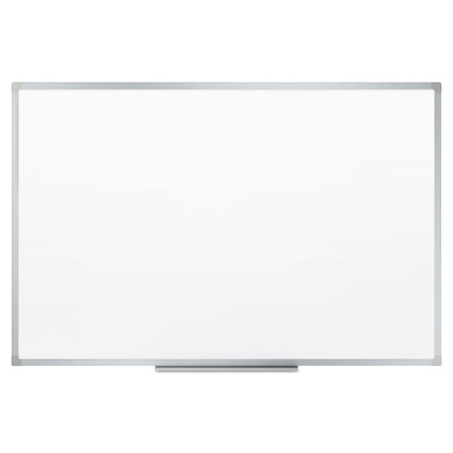 Mead Dry-Erase Board, Melamine Surface, 72 x 48, Silver Aluminum Frame