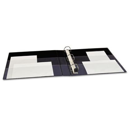 Avery Heavy-Duty Non-View Binder with DuraHinge and One Touch EZD Rings, 3 Rings, 1" Capacity, 11 x 8.5, Black