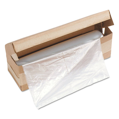 HSM of America Shredder Bags, 58 gal Capacity, 100 Bags/Roll, 1/Roll