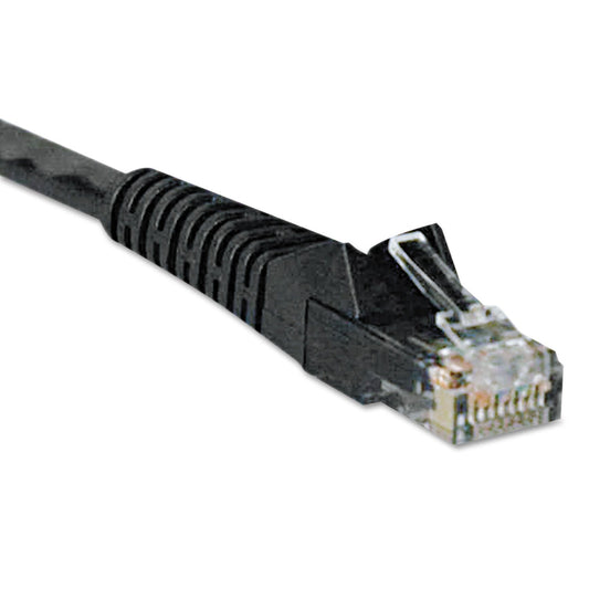 Tripp Lite CAT6 Gigabit Snagless Molded Patch Cable, 7 ft, Black