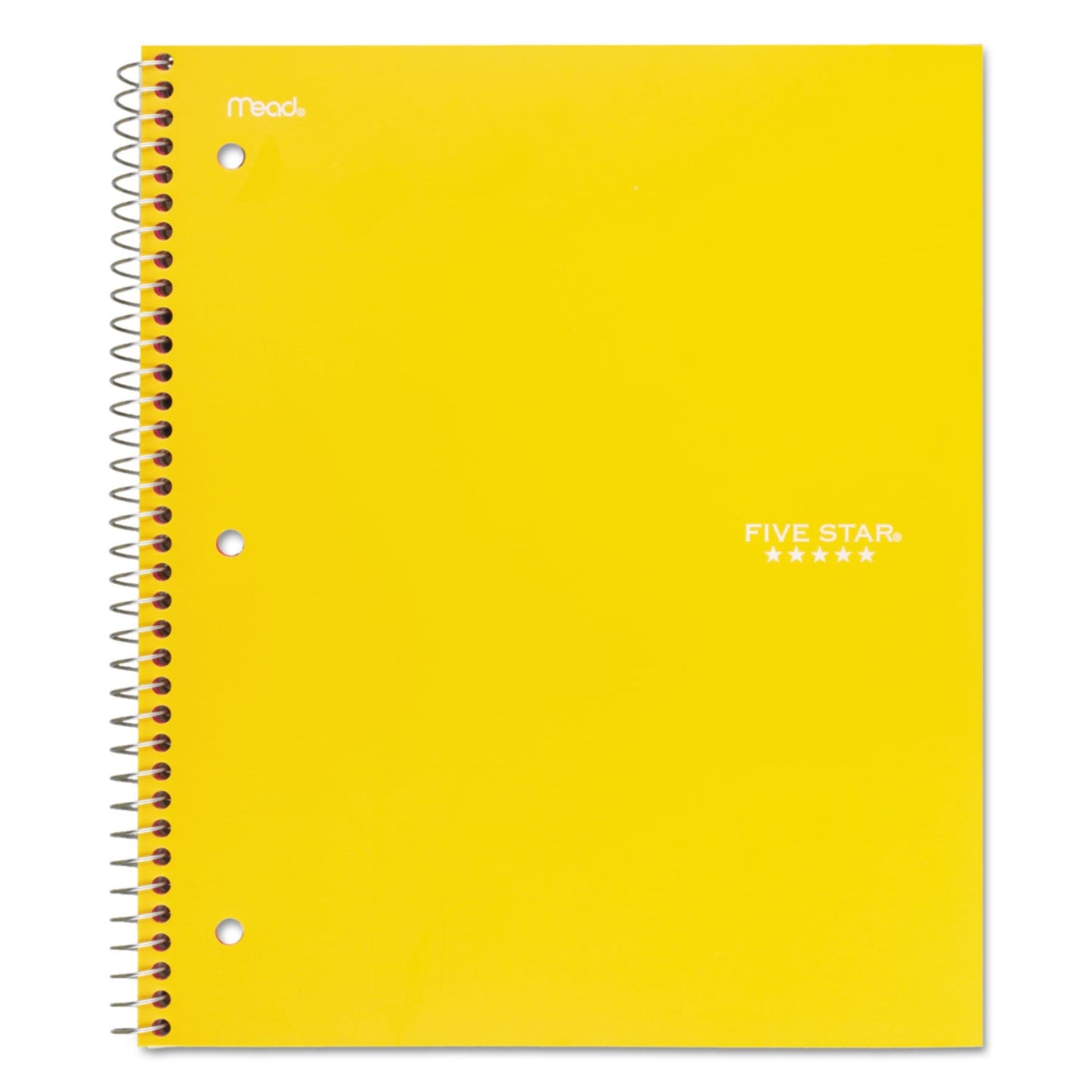 Five Star Trend Wirebound Notebook, 5 Subject, 4 Pockets, Medium/College Rule, Randomly Assorted Covers, 11 x 8.5, 200 Sheets
