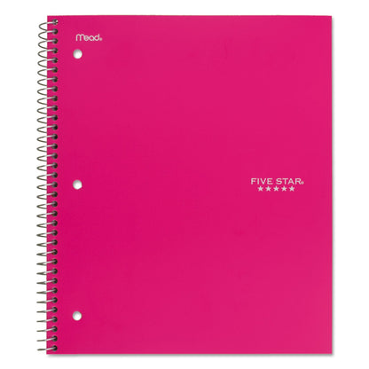 Five Star Trend Wirebound Notebook, 3 Subject, Medium/College Rule, Randomly Assorted Covers, 11 x 8.5, 150 Sheets
