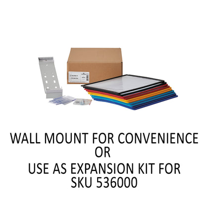 Durable VARIO Wall Reference System, 10 Panels, Assorted Borders and Panels