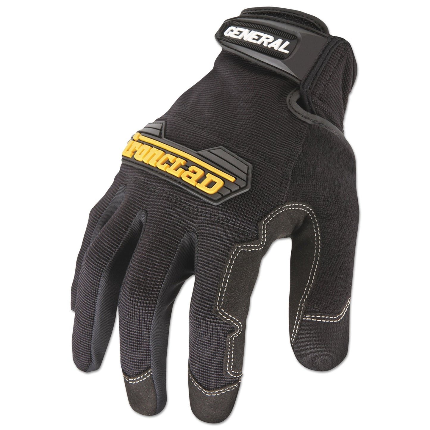 Ironclad General Utility Spandex Gloves, Black, Large, Pair