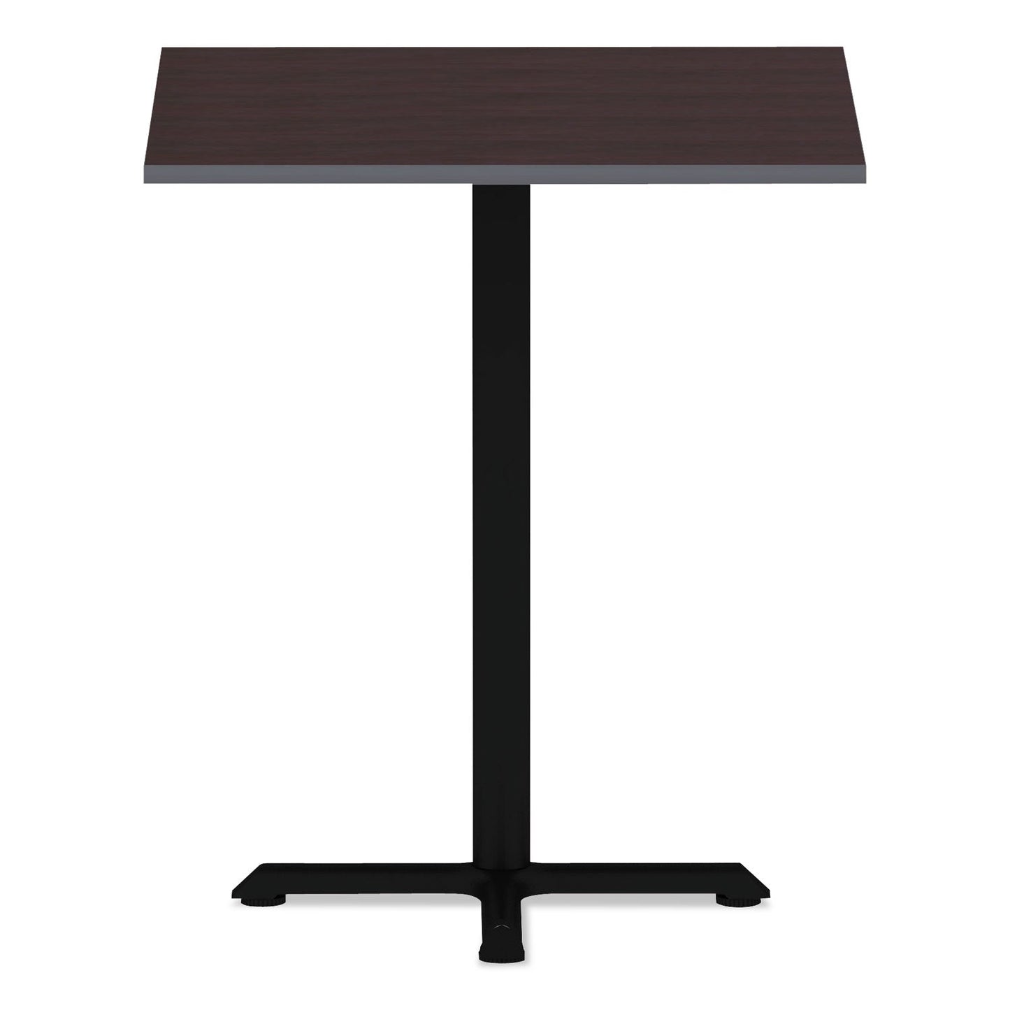 Alera Hospitality Series Single-Column Bases, 27.5" Diameter x 40.38"h, 300 lb Cap, Steel, Black