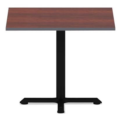 Alera Hospitality Series Single-Column Bases, 27.5" Diameter, 28.5"h, 300 lb Cap, Steel, Black
