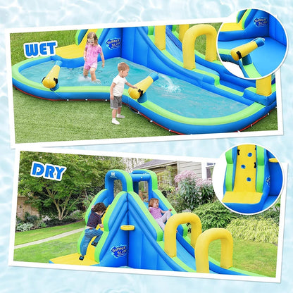 Multifunctional Inflatable Water Bounce with 735W Blower