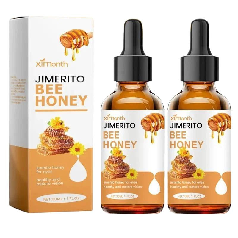 JIMERITO Bee Honey Eye Care Drops – Effects: Moisturizing, Soothing, Refreshing, for Dry & Tired Eyes Relieves Dryness Lightweight