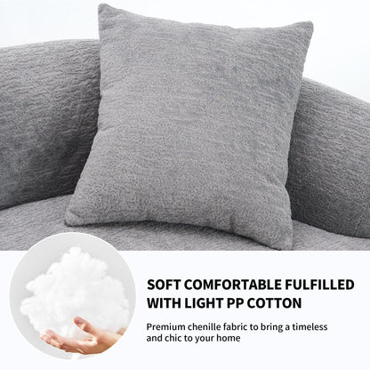 4 Seater Sofa With Fabric, 30D, 60 Hardness Full Sponge, 4 Pillow For Living Room, Home Furniture Sleeper Sectional Sofa For Apartment