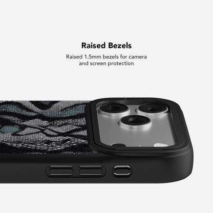 Viper Mesh | Teal Snakeskin Python Print iPhone Case